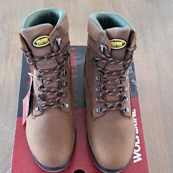 Wolverine I-90 DuraShocks® Waterproof Insulated 6" Work Boot - Stone - Size: 11 - Picture 2 of 8
